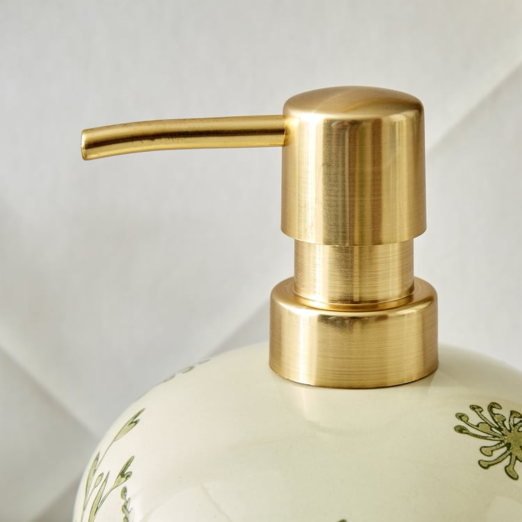 Nova Botanica Flora Ceramic Soap Dispenser - 380ml