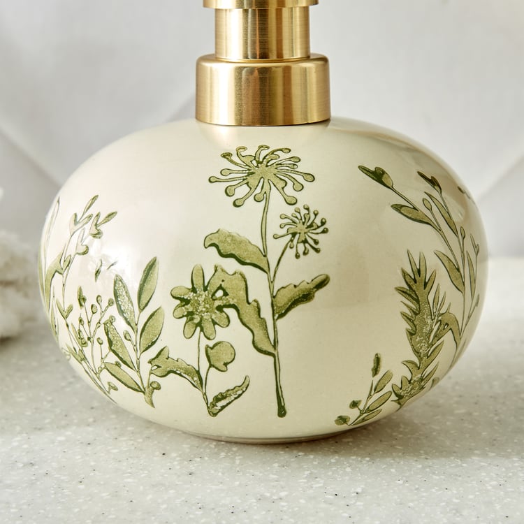 Nova Botanica Flora Ceramic Soap Dispenser - 380ml