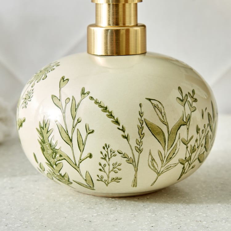 Nova Botanica Flora Ceramic Soap Dispenser - 380ml