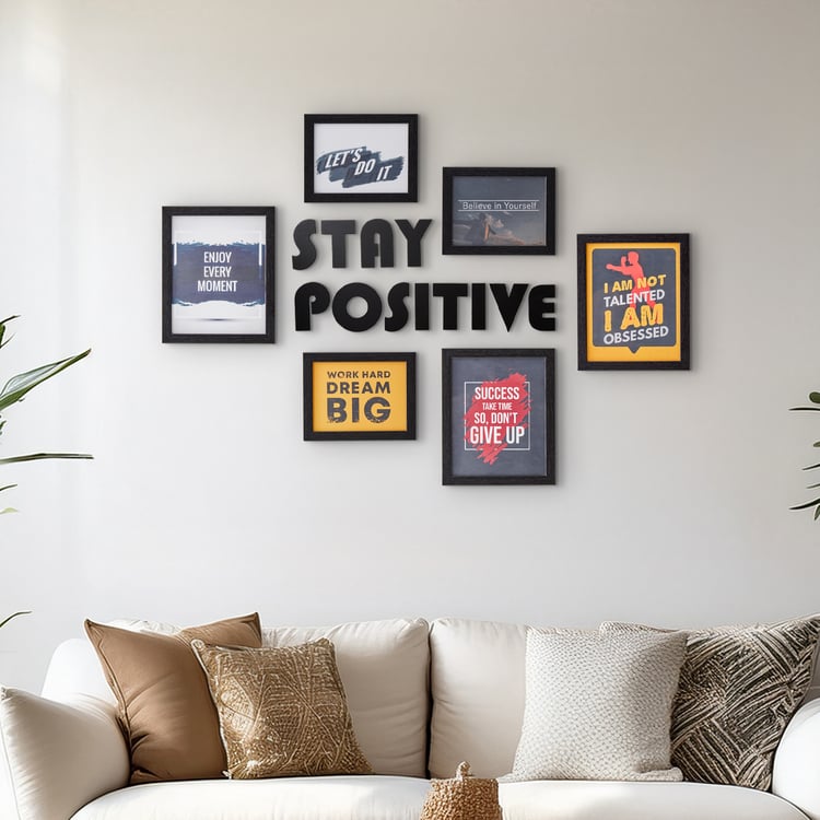 Corsica Spectrum Set of 6 Motivational Picture Frames with Plaques