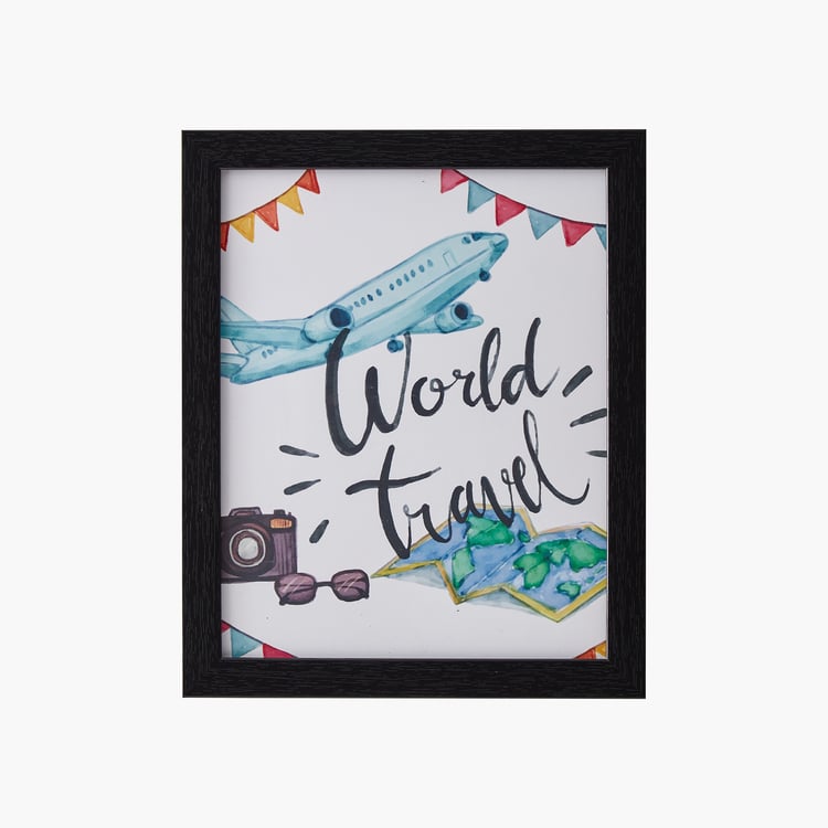 Corsica Spectrum Set of 6 Travel Picture Frames with Plaques
