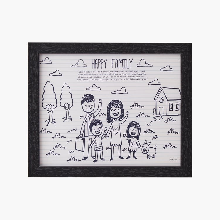 Corsica Spectrum Set of 10 Family Picture Frames with Plaques