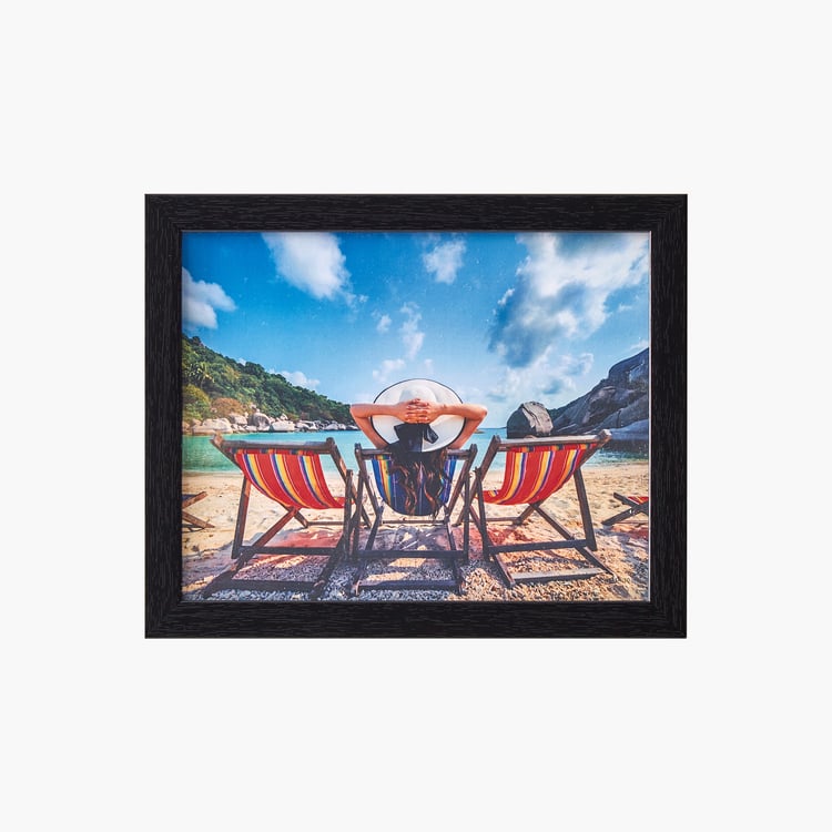 Corsica Spectrum Set of 10 Travel Picture Frames with Plaques