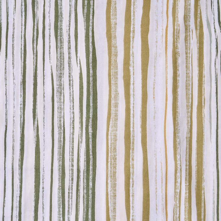 Botanica Ceylon Cotton 200TC Striped 3Pcs King Fitted Bedsheet Set