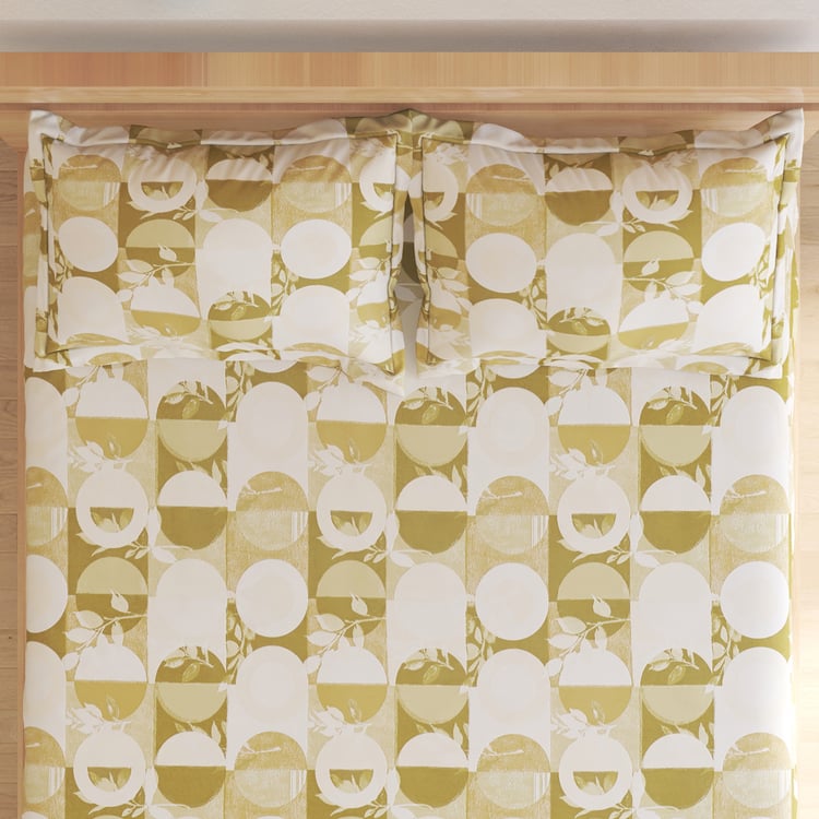 Botanica Cariad Cotton 144TC Printed 3Pcs Super King Bedsheet Set