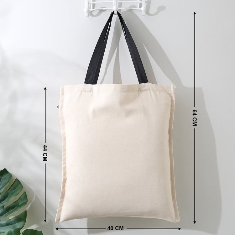Garnet Bear Print Tote Bag