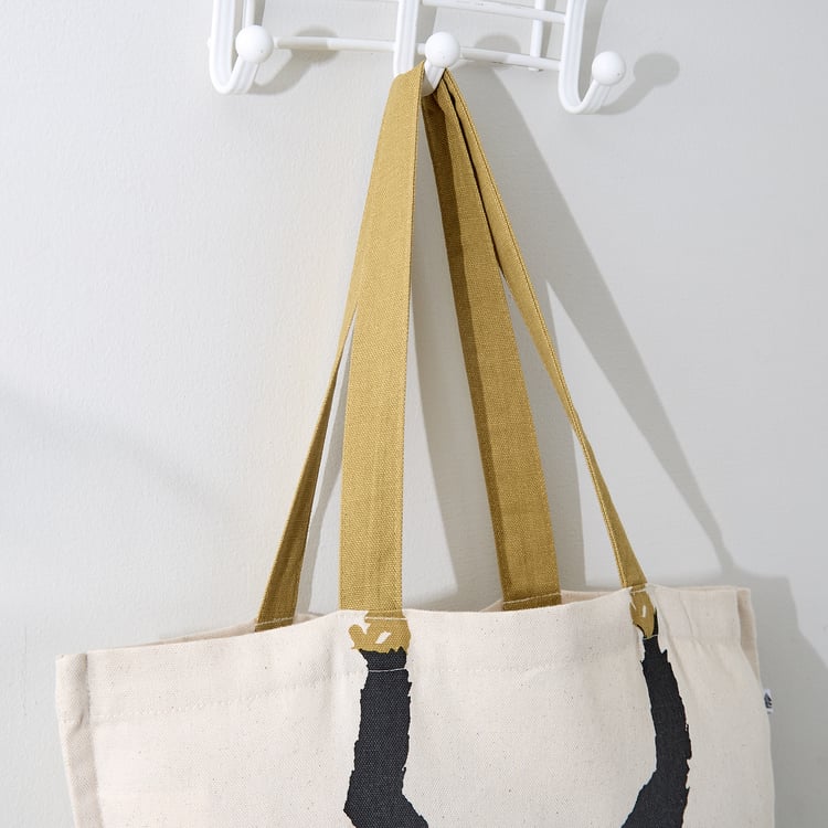Garnet Chimpanzee Print Tote Bag