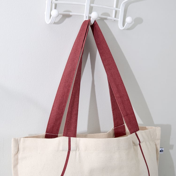 Garnet Dog Print Tote Bag