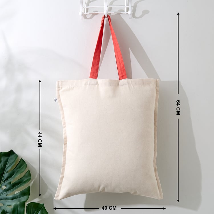 Garnet Flamingo Print Tote Bag