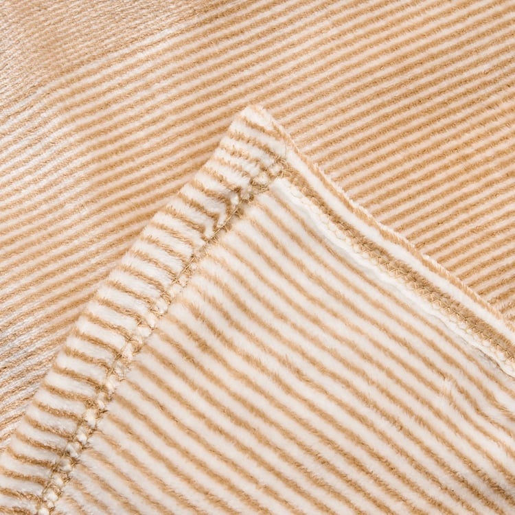 Radiant Gradiation Striped Flannel Single Blanket