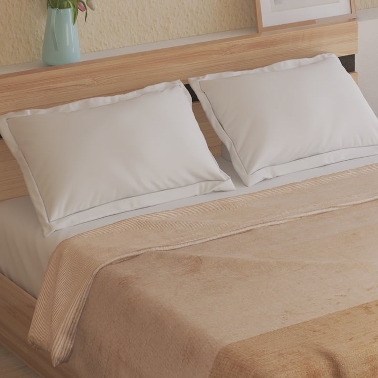 Radiant Gradation Striped Double Blanket