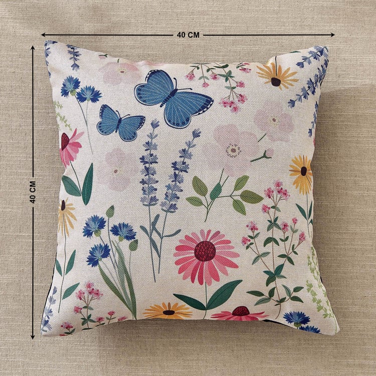 Pacific Vera Hewa Set of 5 Digital Printed Cushion Covers - 40x40cm