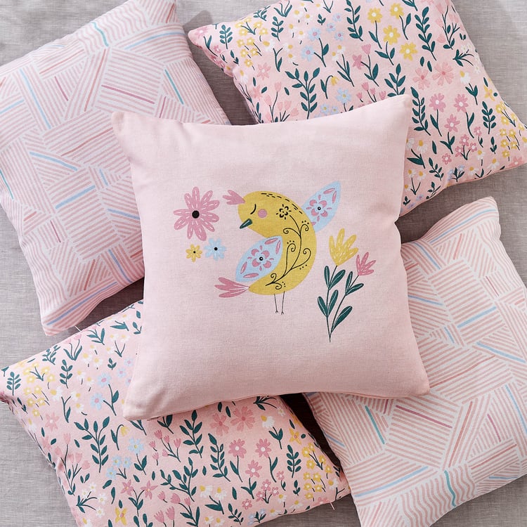 Pacific Vera Harold Set of 5 Printed Cushion Covers - 40x40cm