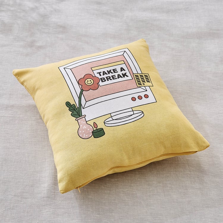 Pacific Vera Harold Set of 5 Printed Cushion Covers - 40x40cm