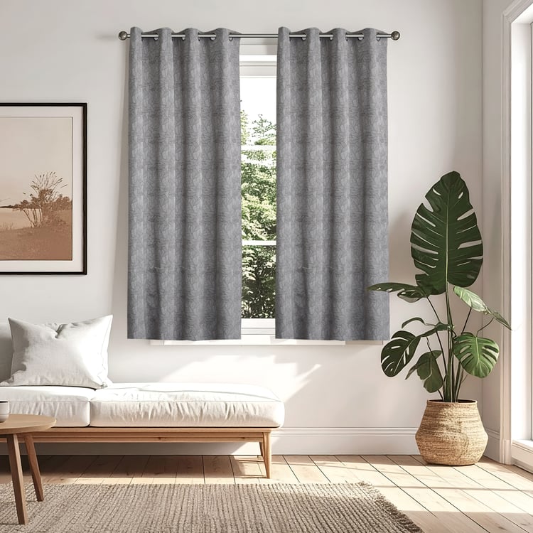 Southwalk Set of 2 Jacquard Light Filtering Window Curtains