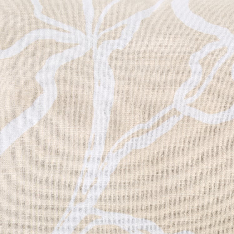 Natural Tranquil Liana Printed Filled Cushion - 40x40cm