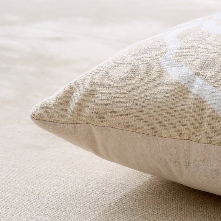Natural Tranquil Liana Printed Filled Cushion - 40x40cm