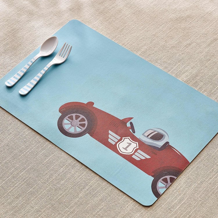 Slate Kids Car PU Printed Placemat