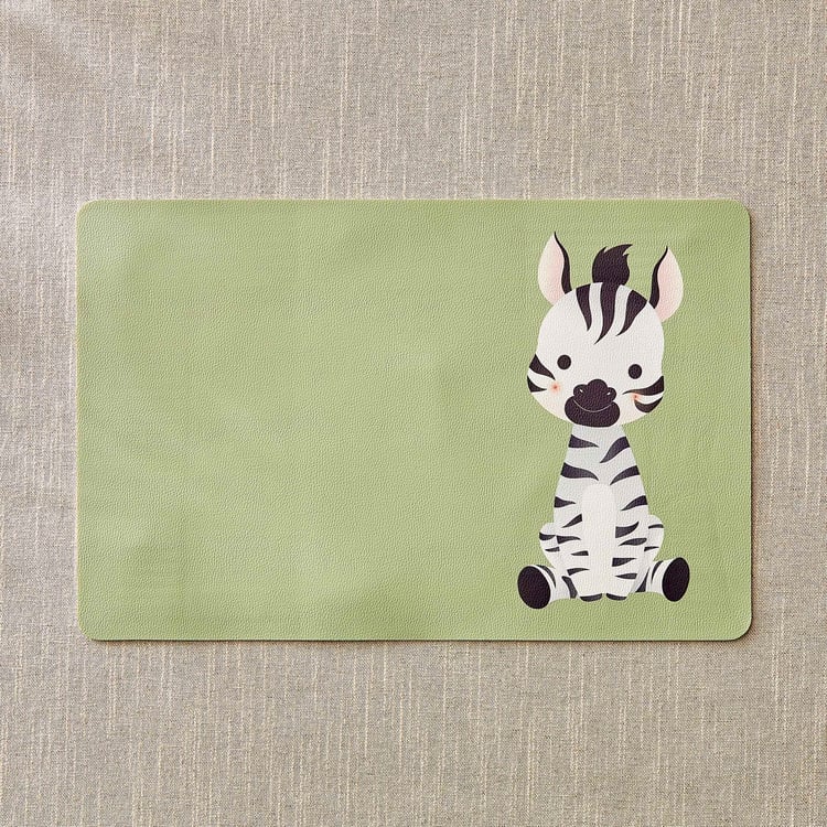 Slate Kids Safari PU Printed Placemat