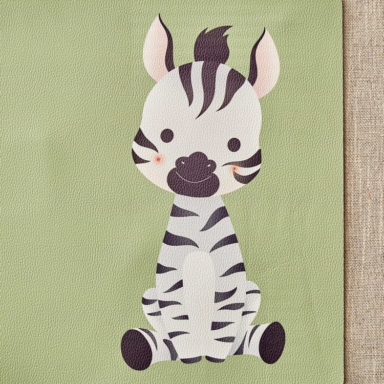 Slate Kids Safari PU Printed Placemat