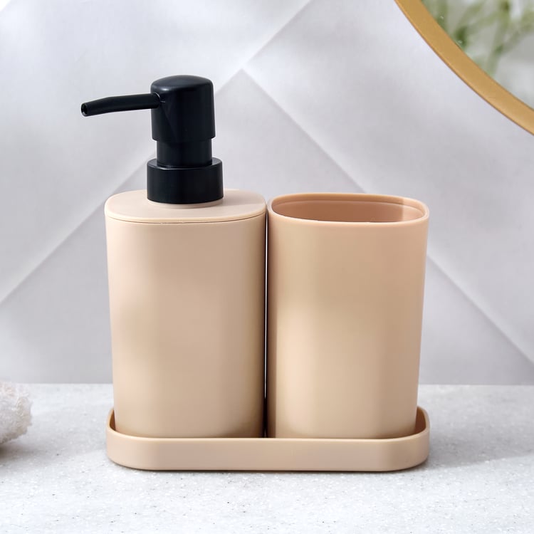Emery Clara 3Pcs Polypropylene Bathroom Set