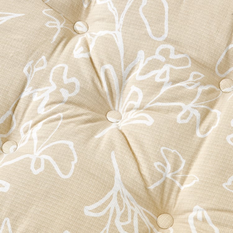 Poise Cotton Printed Floor Cushion - 65x65cm