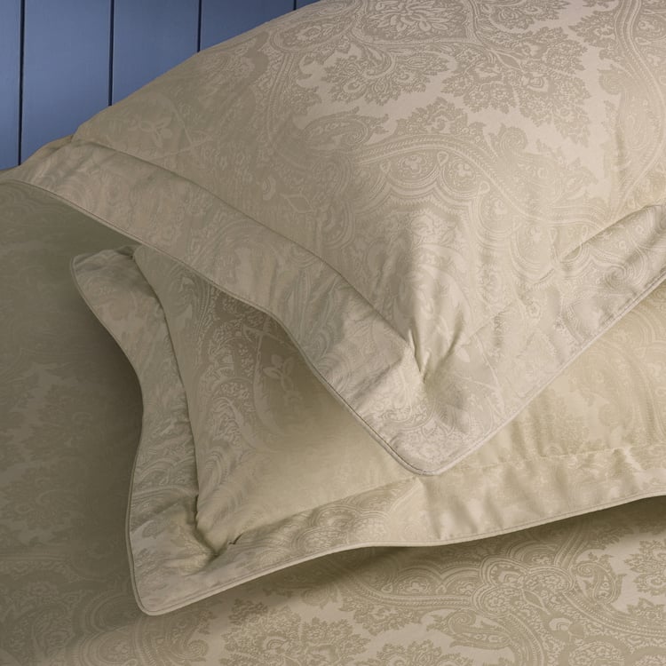 MASPAR Cotton 300TC Jacquard 4Pcs Super King Bedsheet Set