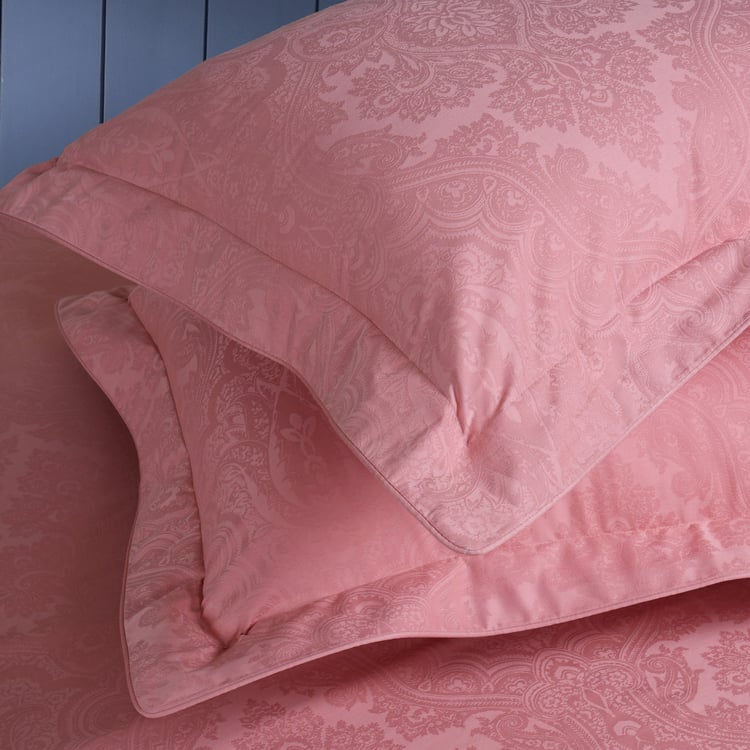 MASPAR Cotton 300TC Jacquard 4Pcs Super King Bedsheet Set