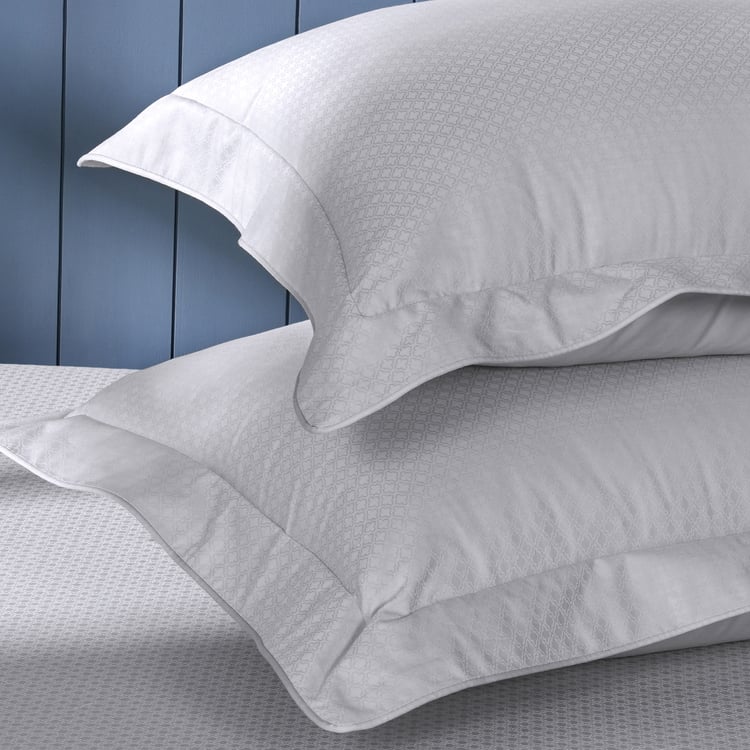MASPAR Cotton 300TC Jacquard 4Pcs Super King Bedsheet Set