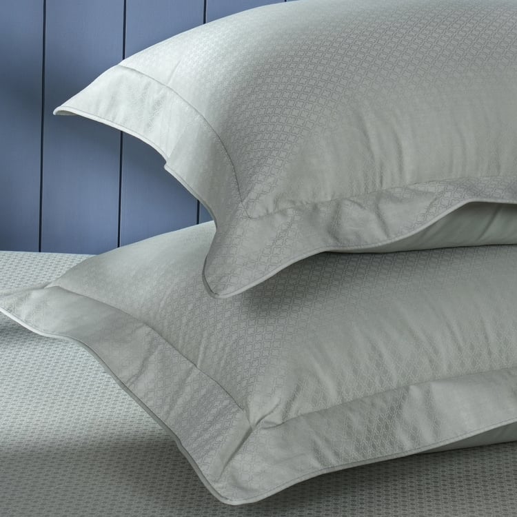MASPAR Cotton 300TC Jacquard 4Pcs Super King Bedsheet Set