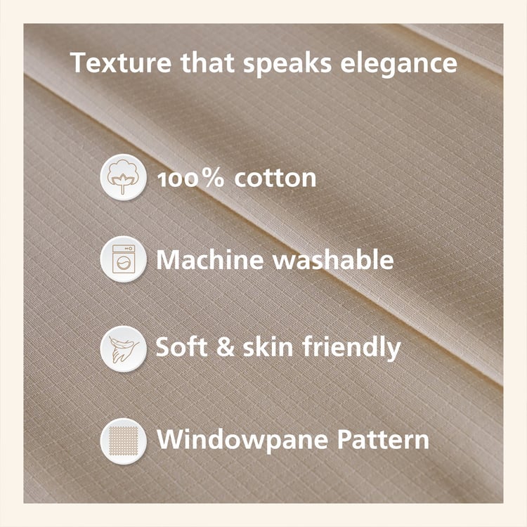 MASPAR Cotton 300TC Jacquard 3Pcs Super King Bedsheet Set