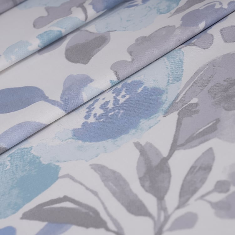 MASPAR Sensory Bloom Cotton 300TC Floral Print 3Pcs King Bedsheet Set