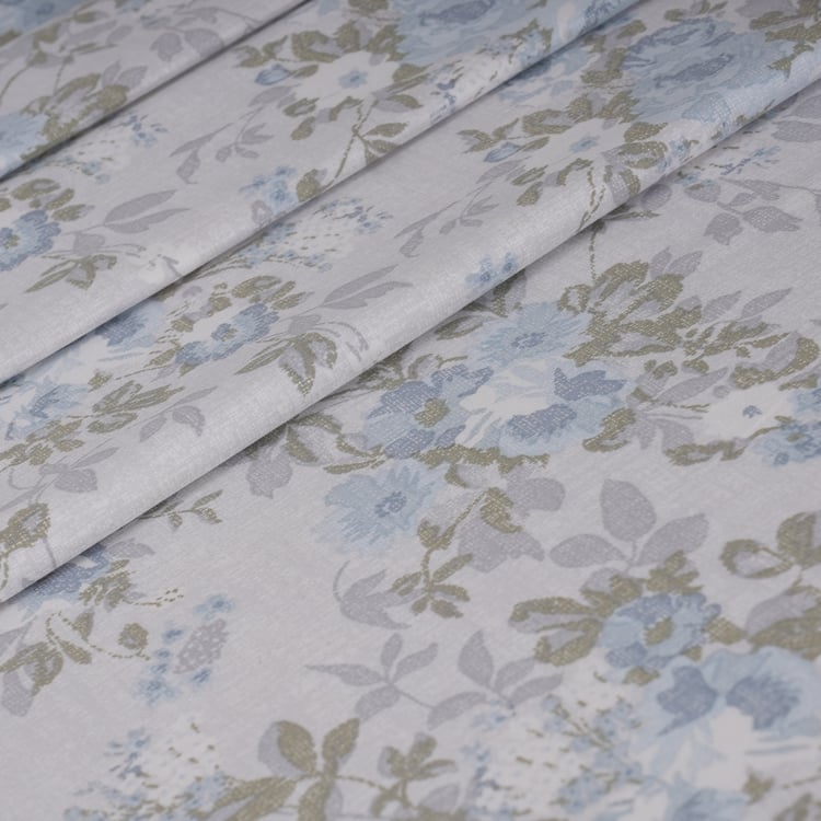 MASPAR Sensory Bloom Cotton 300TC Printed 3Pcs Super King Bedsheet Set