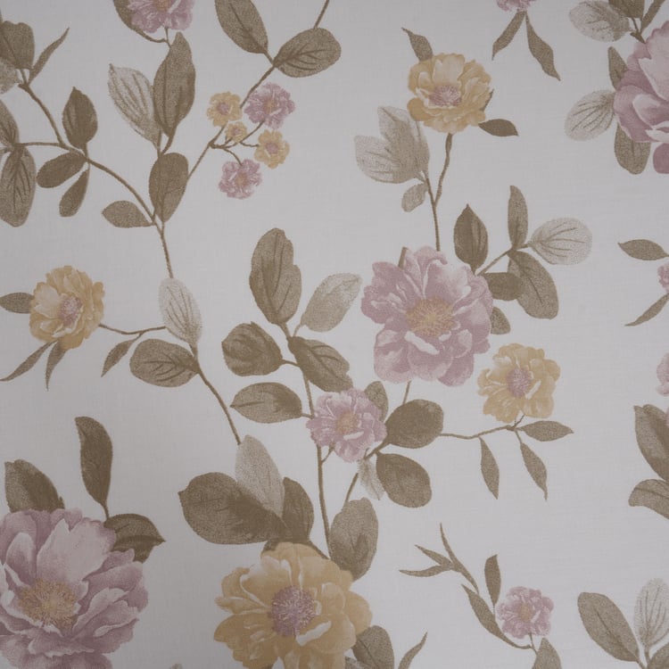MASPAR Sensory Bloom Cotton 300TC Floral Print 3Pcs King Bedsheet Set