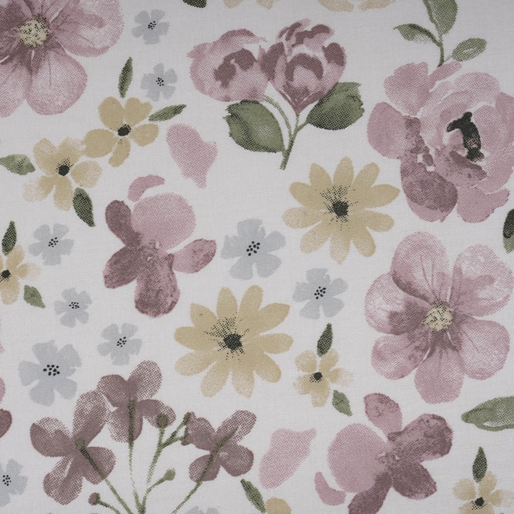 MASPAR Sensory Bloom Cotton 300TC Floral Print 3Pcs Super King Bedsheet Set