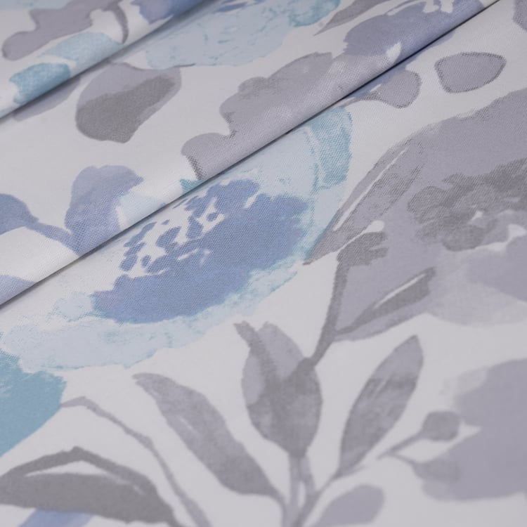 MASPAR Sensory Bloom Cotton 300TC Floral Print 3Pcs Super King Bedsheet Set