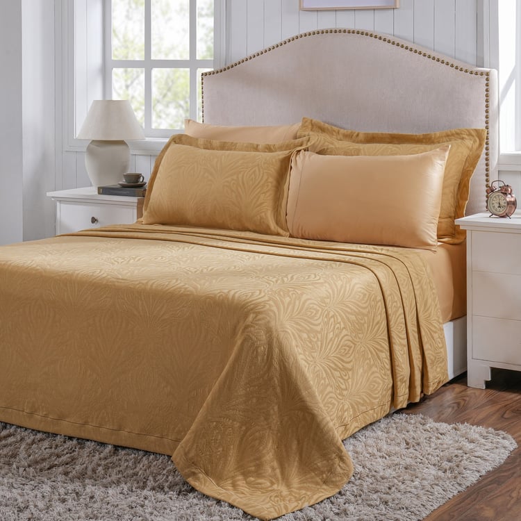 MASPAR Classical Ornate Jacquard Double Bed Cover