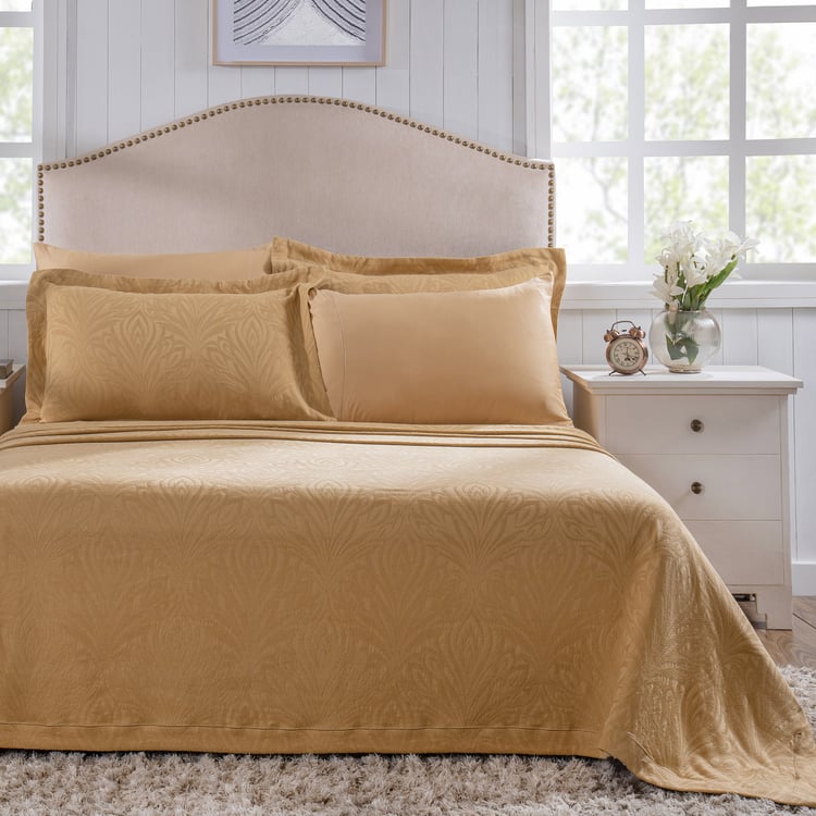 MASPAR Classical Ornate Jacquard Double Bed Cover