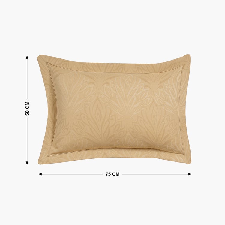 MASPAR Classical Ornate Set of 2 Embroidered Pillow Shams - 75x50cm