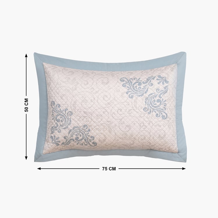 MASPAR Classical Ornate Set of 2 Ethnic Print Pillow Shams - 75x50cm