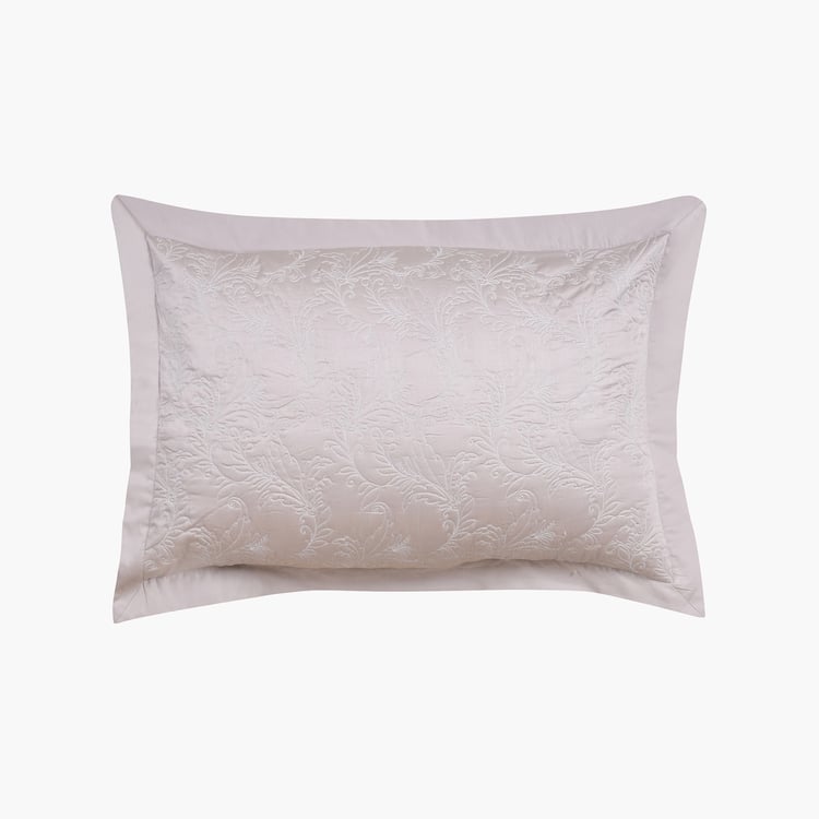 MASPAR Classical Ornate Set of 2 Embroidered Pillow Shams - 75x50cm