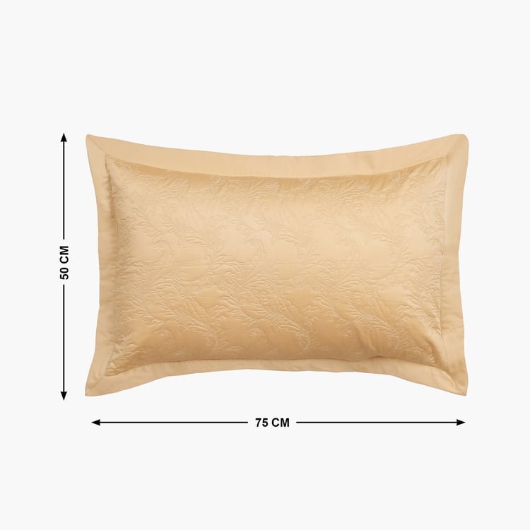 MASPAR Classical Ornate Set of 2 Embroidered Pillow Shams - 75x50cm