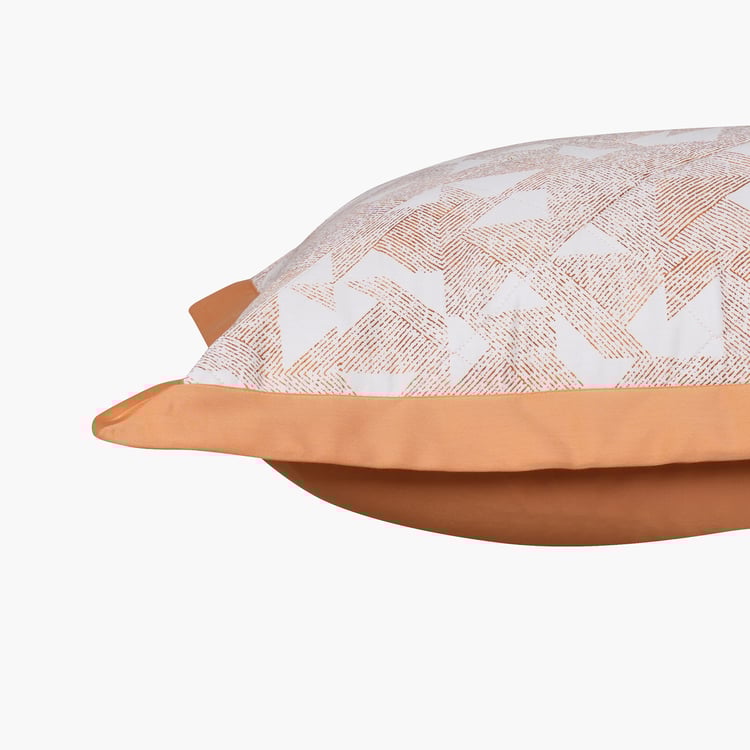 MASPAR Eclectic Geo Set of 2 Geometric Print Pillow Shams - 75x50cm