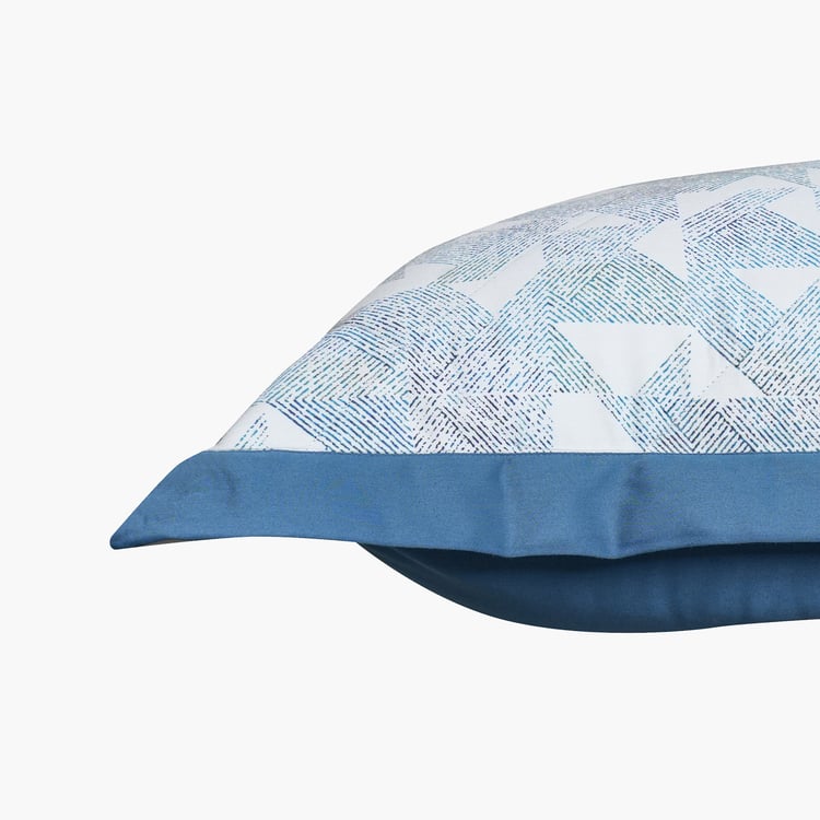 MASPAR Eclectic Geo Set of 2 Geometric Print Pillow Shams - 75x50cm