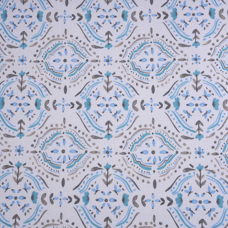 MASPAR Sensory Bloom Cotton 144TC Ethnic Print 2Pcs Single Fitted Bedsheet Set