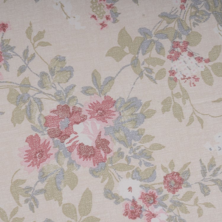 MASPAR Sensory Bloom Cotton 300TC Floral Print 3Pcs King Fitted Bedsheet Set