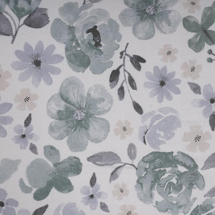 MASPAR Sensory Bloom Cotton 300TC Floral Print 3Pcs King Fitted Bedsheet Set