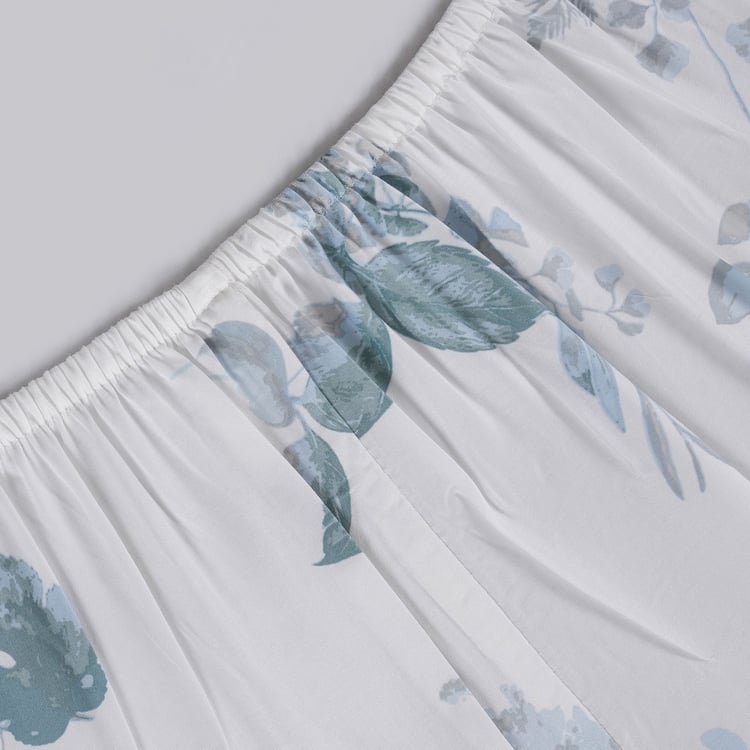 MASPAR Sensory Bloom Cotton 300TC Floral Print 3Pcs King Fitted Bedsheet Set