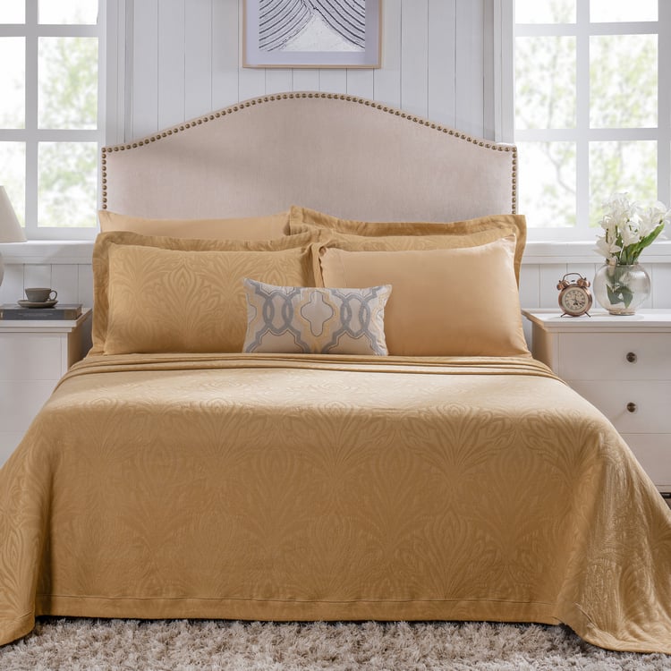 MASPAR Classical Ornate 8Pcs Jacquard Double Bed-In-A-Bag Set