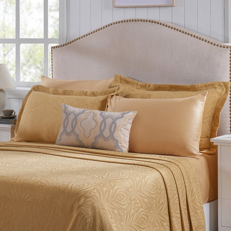 MASPAR Classical Ornate 8Pcs Jacquard Double Bed-In-A-Bag Set